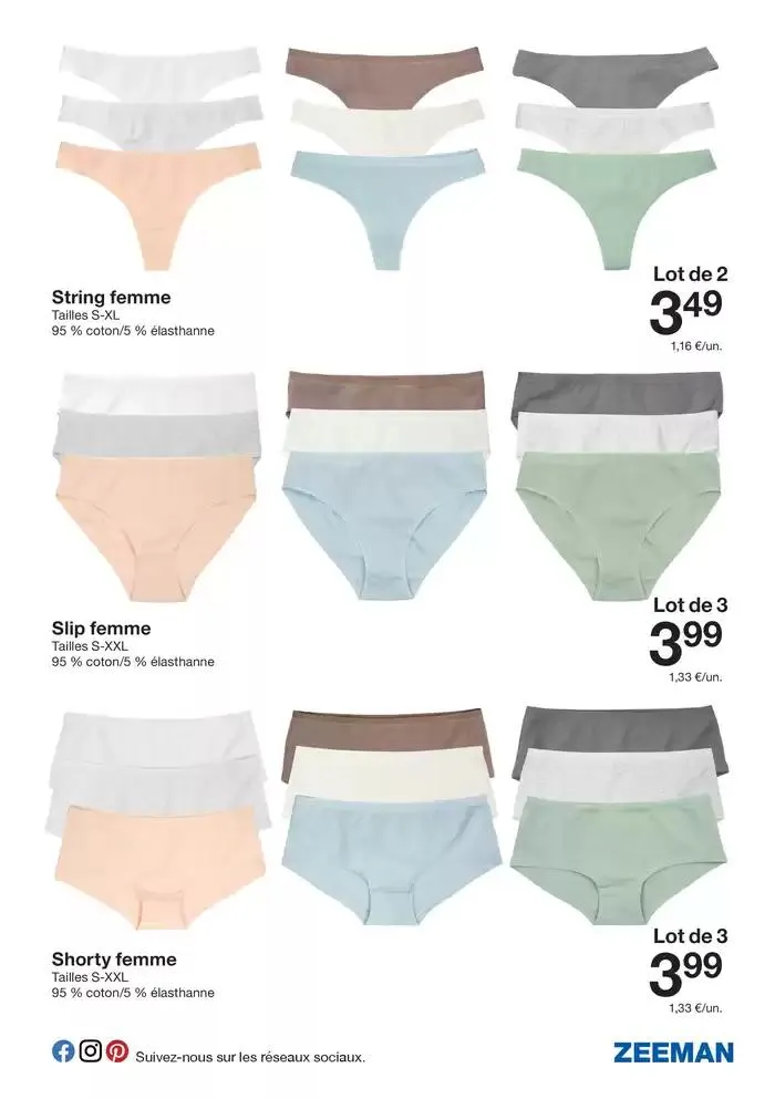 Nos basiques intemporels vont bien avec tout. du 3 mars au 14 mars 2025 - Catalogue page 25