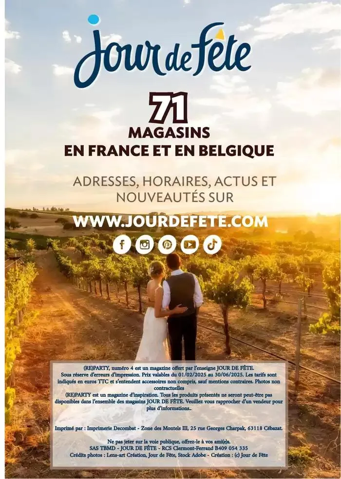 Magazine Mariage 2025 du 10 mars au 30 juin 2025 - Catalogue page 36