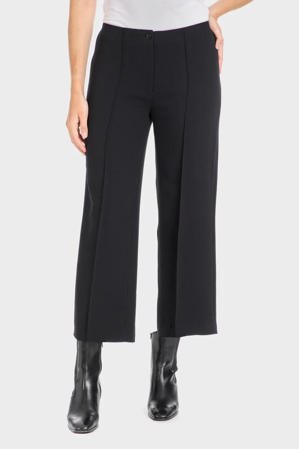 Pantalon crêpe large