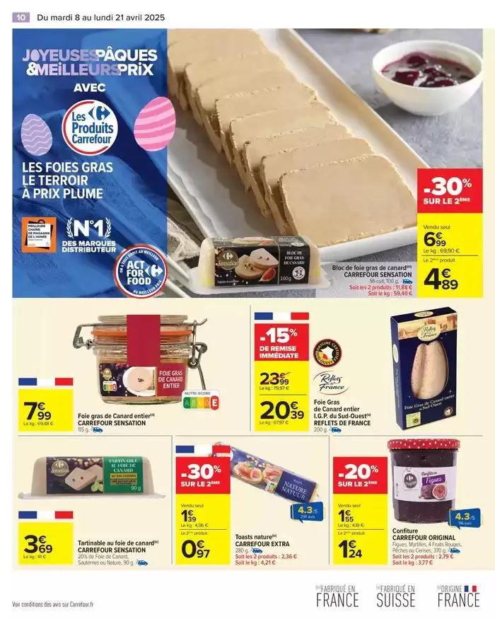 JOYEUSES PÂQUES & MEILLEURS PRIX du 8 avril au 21 avril 2025 - Catalogue page 12