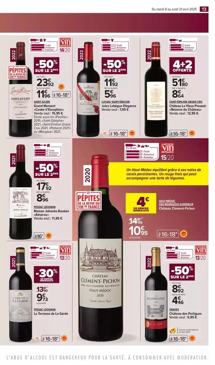 FOIRE AUX VINS DE PRINTEMPS du 8 avril au 21 avril 2025 - Catalogue page 15