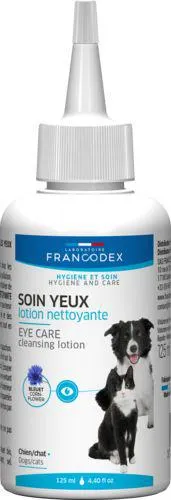 Produit nettoyant pour les yeux des chiens et chats