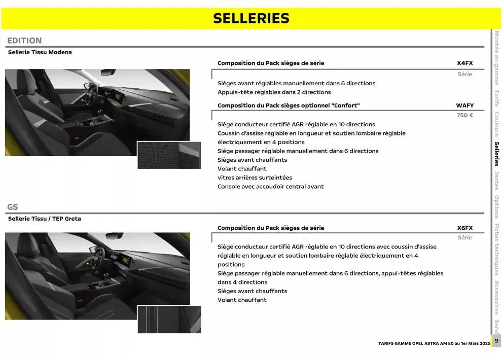 Opel Astra et Astra Sports Tourer du 5 mars au 5 mars 2026 - Catalogue page 10