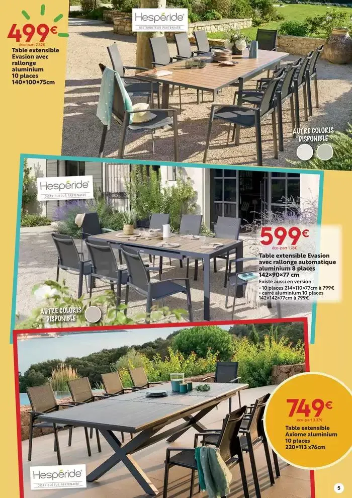POUR UN EXTÉRIEUR STYLÉ ! du 30 avril au 1 juin 2025 - Catalogue page 5