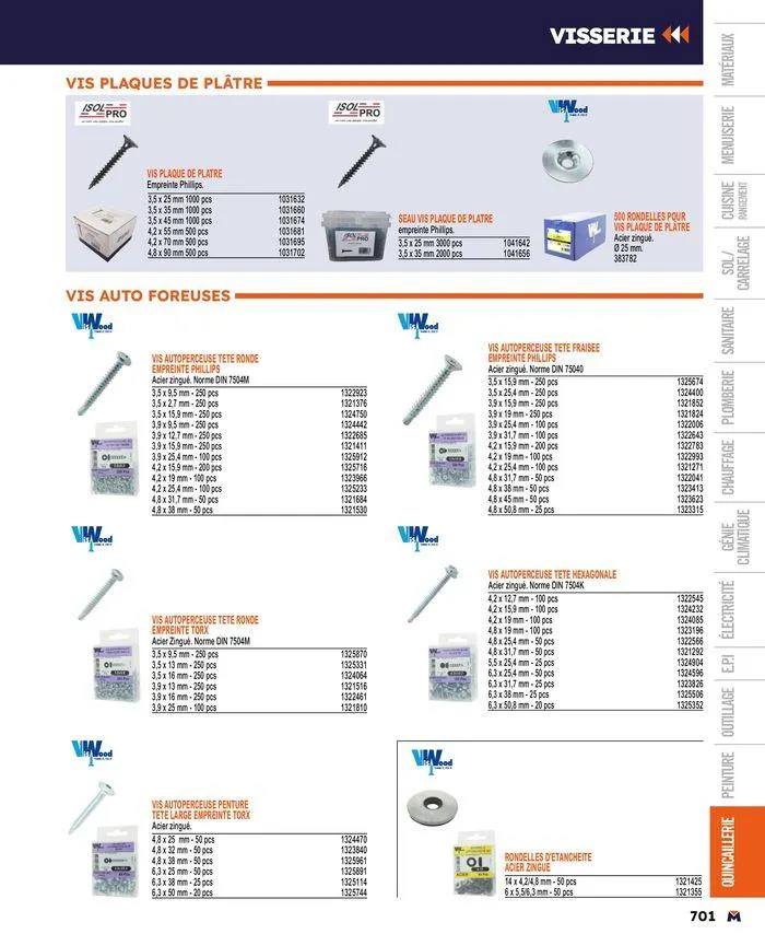 Guide produits 2024 du 15 mars au 31 décembre 2024 - Catalogue page 701