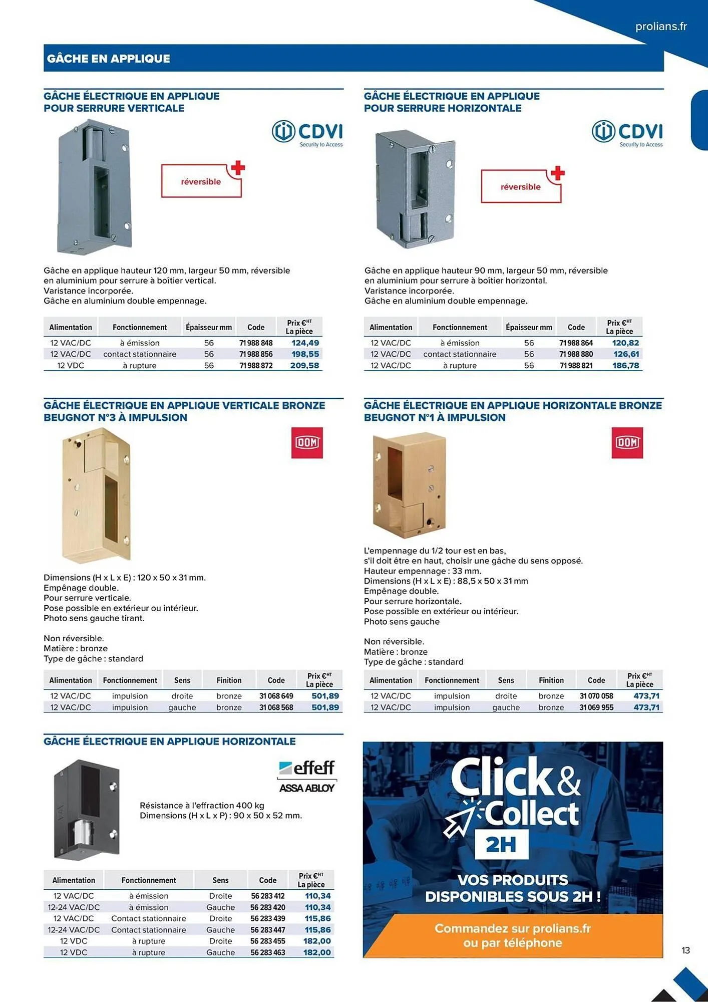 Catalogue Prolians du 2 octobre au 31 décembre 2025 - Catalogue page 13