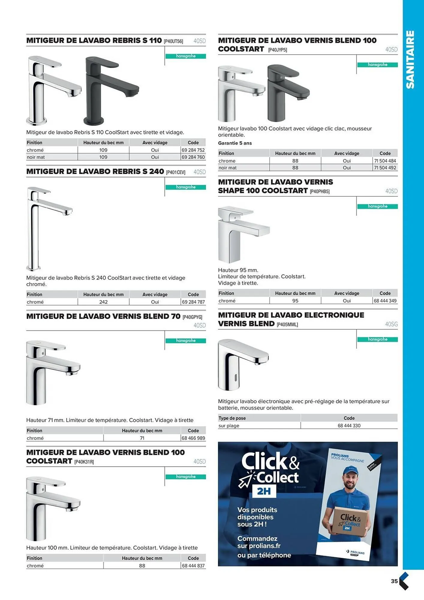 Catalogue Prolians du 2 octobre au 31 décembre 2025 - Catalogue page 35