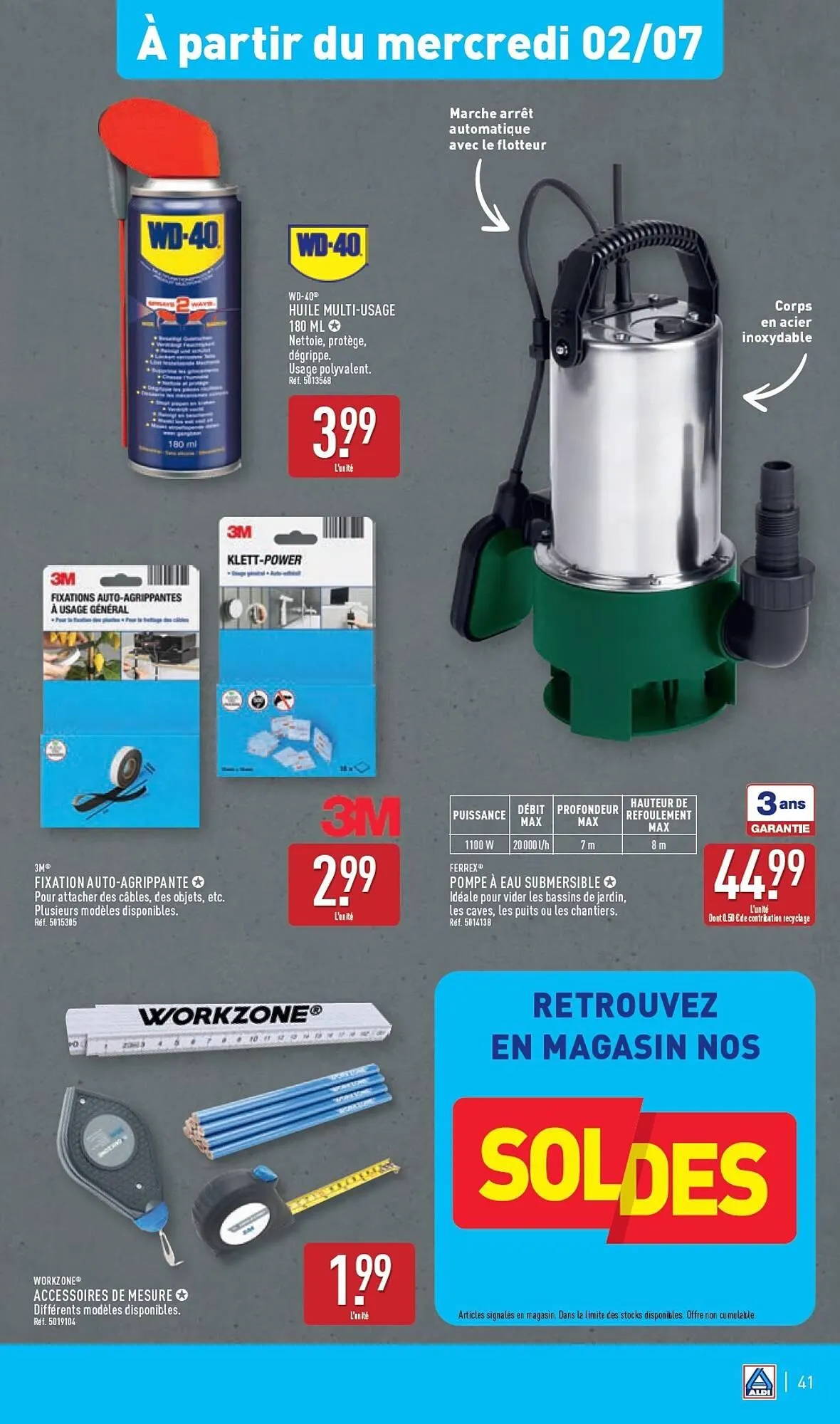 Catalogue ALDI du 1 juillet au 7 juillet 2025 - Catalogue page 44