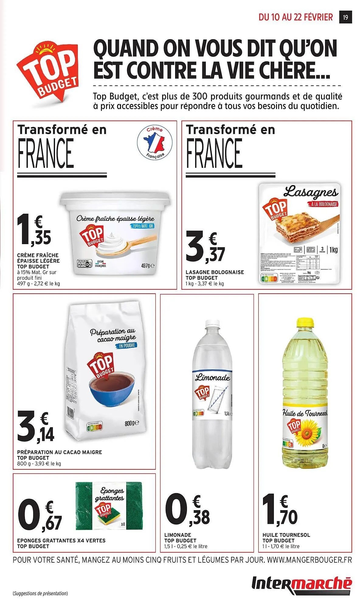 Catalogue Intermarché du 10 février au 22 février 2026 - Catalogue page 19