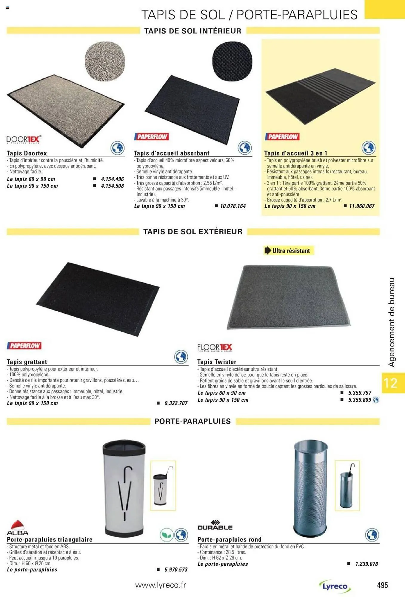 Catalogue Lyreco du 15 mai au 31 décembre 2023 - Catalogue page 495