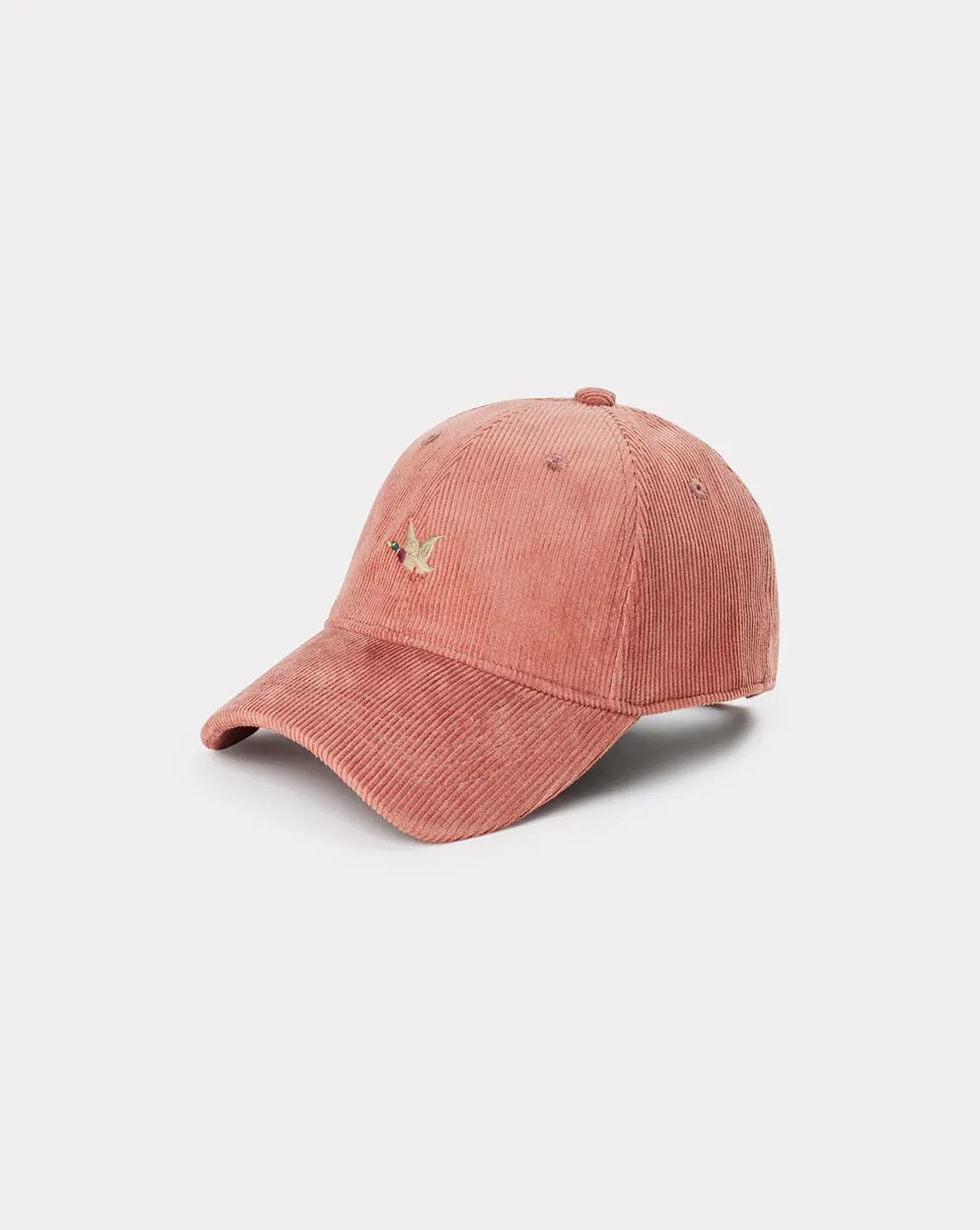 Casquette velvet cap rose