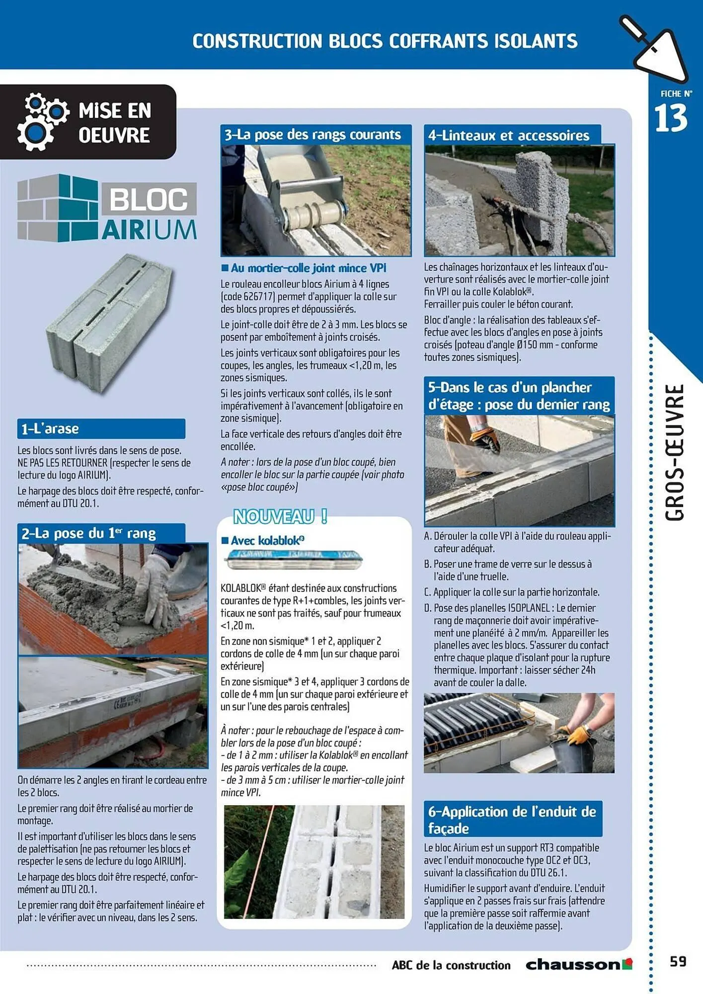 Catalogue Chausson Matériaux du 2 mai au 31 décembre 2025 - Catalogue page 61