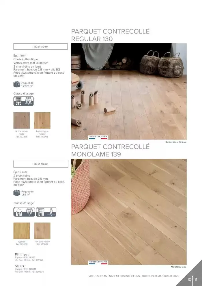 Aménagements Intérieurs du 20 janvier au 31 décembre 2025 - Catalogue page 11