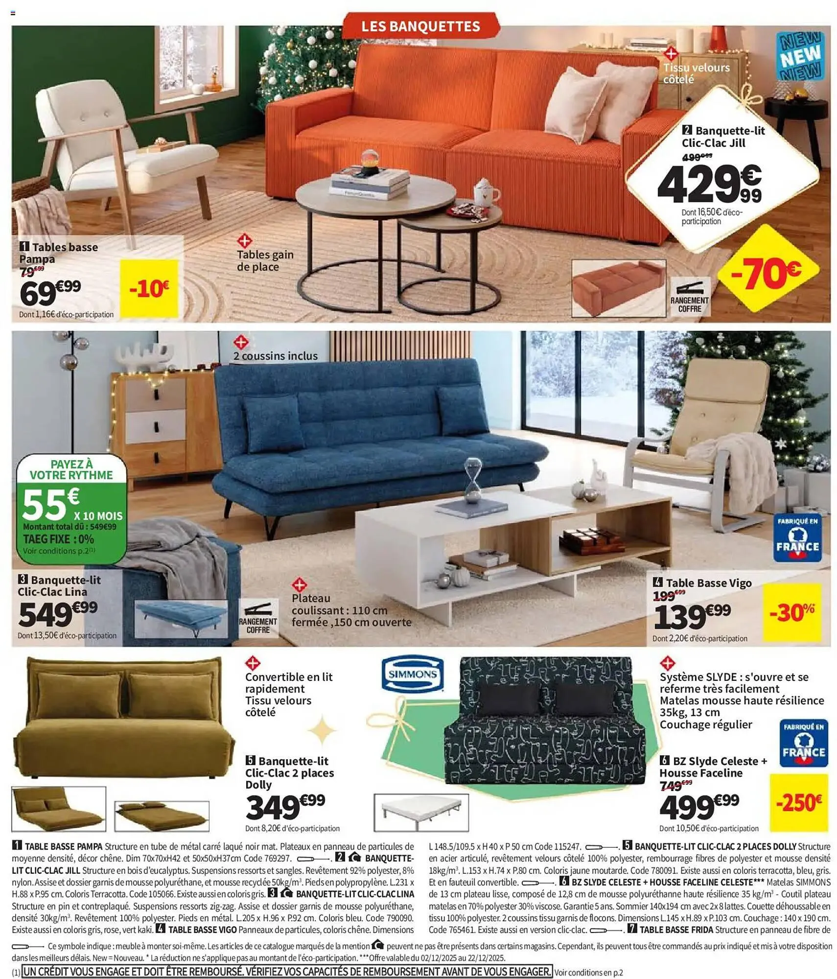 Catalogue Conforama du 2 décembre au 25 décembre 2025 - Catalogue page 12