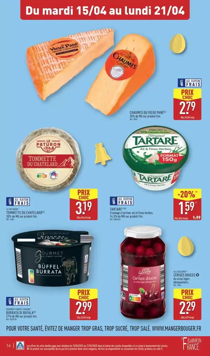 Arrivages de Pâques à prix discount du 15 avril au 21 avril 2025 - Catalogue page 19