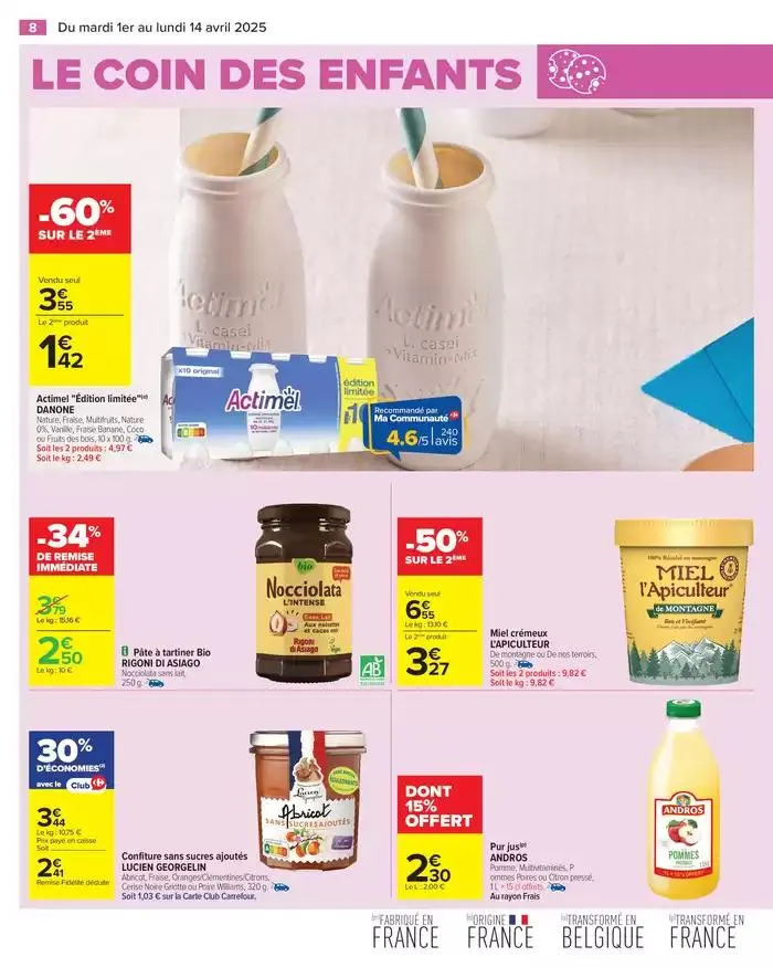 LE COIN DES ENFANTS du 1 avril au 14 avril 2025 - Catalogue page 10