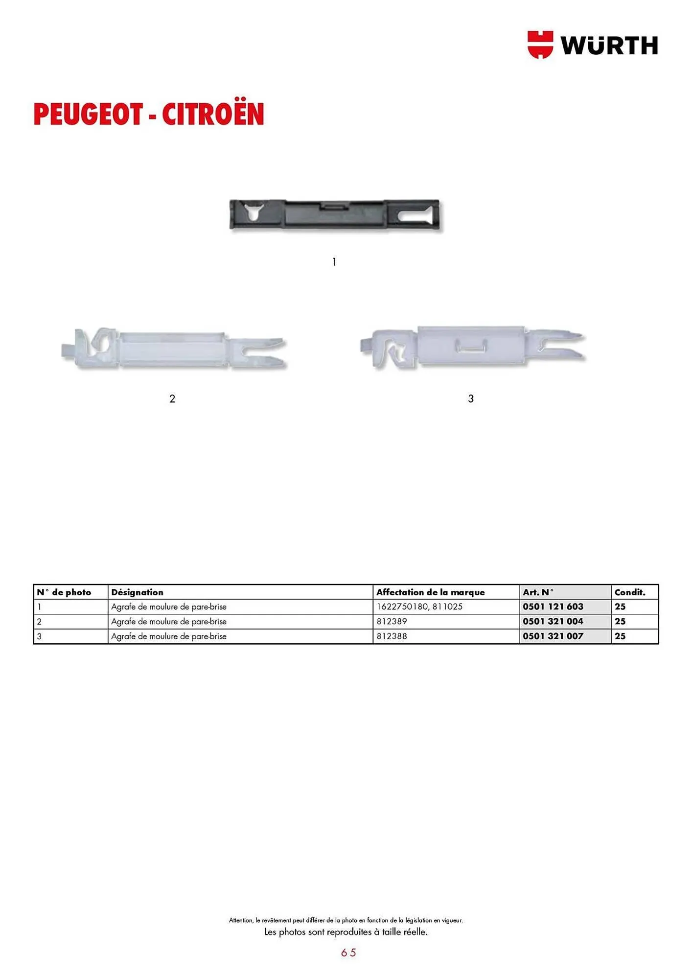 Catalogue Würth du 21 janvier au 31 décembre 2025 - Catalogue page 65