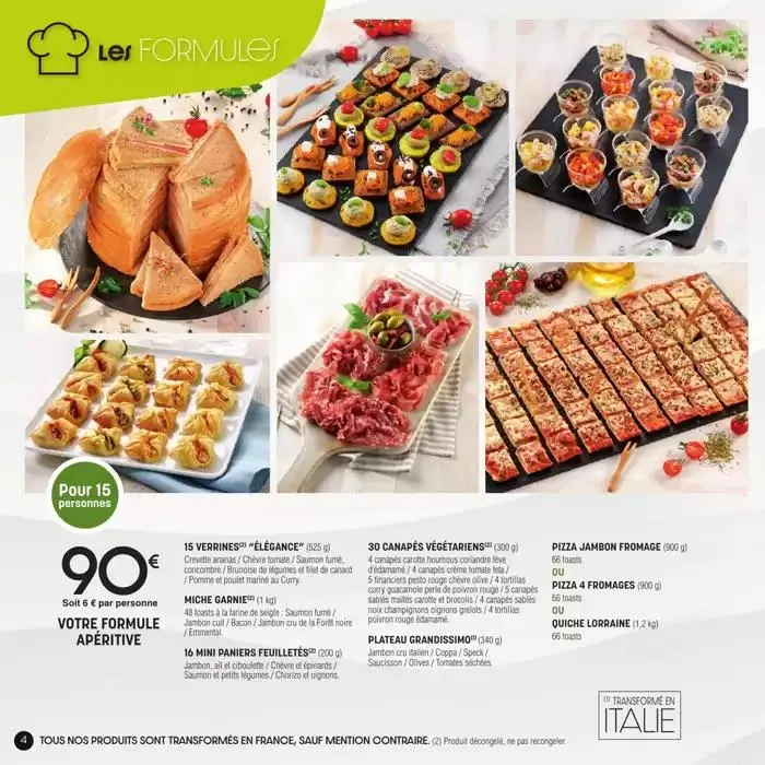 Carte traiteur permanente du 17 avril au 31 mars 2026 - Catalogue page 4