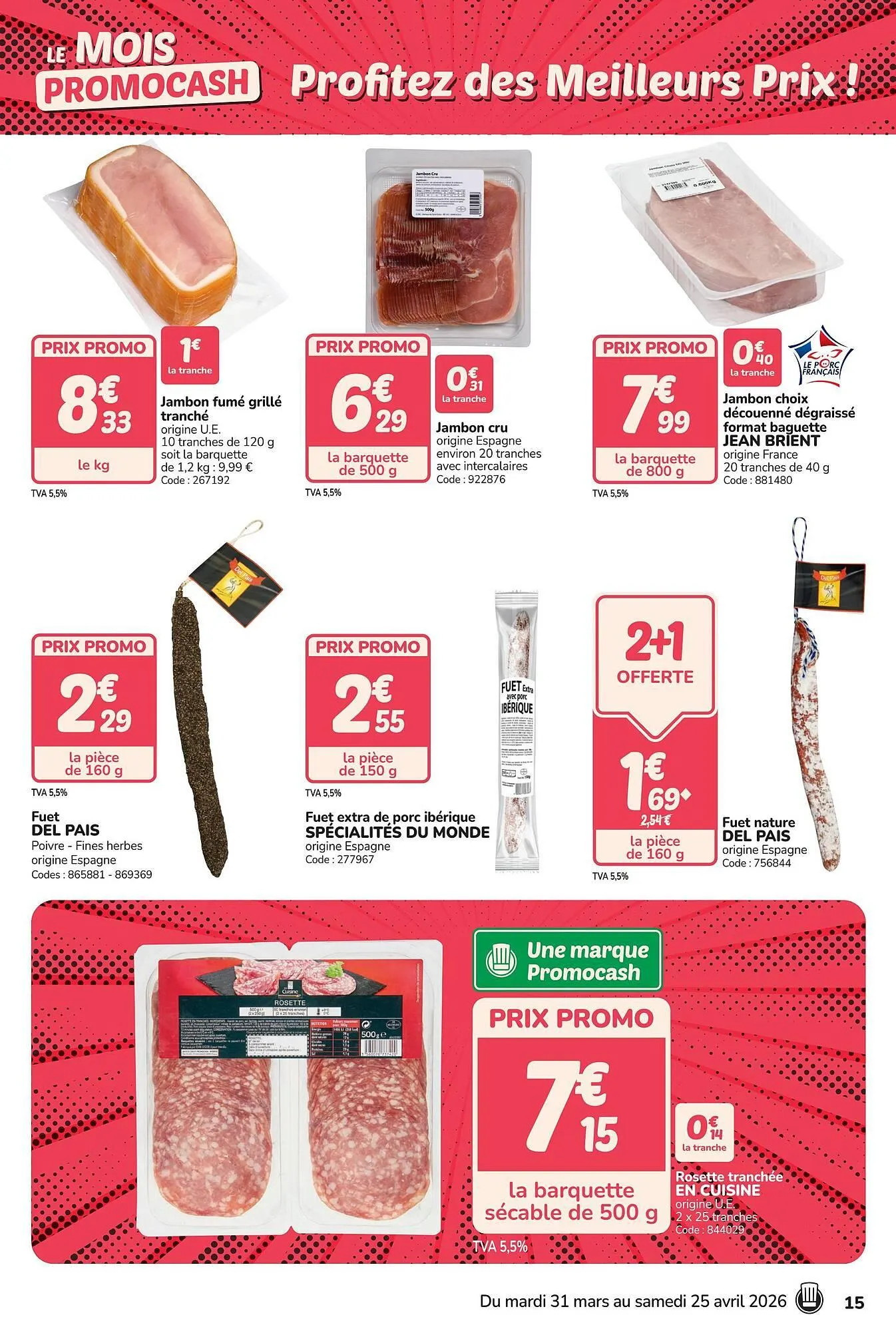 Catalogue Promocash du 31 mars au 25 avril 2026 - Catalogue page 15