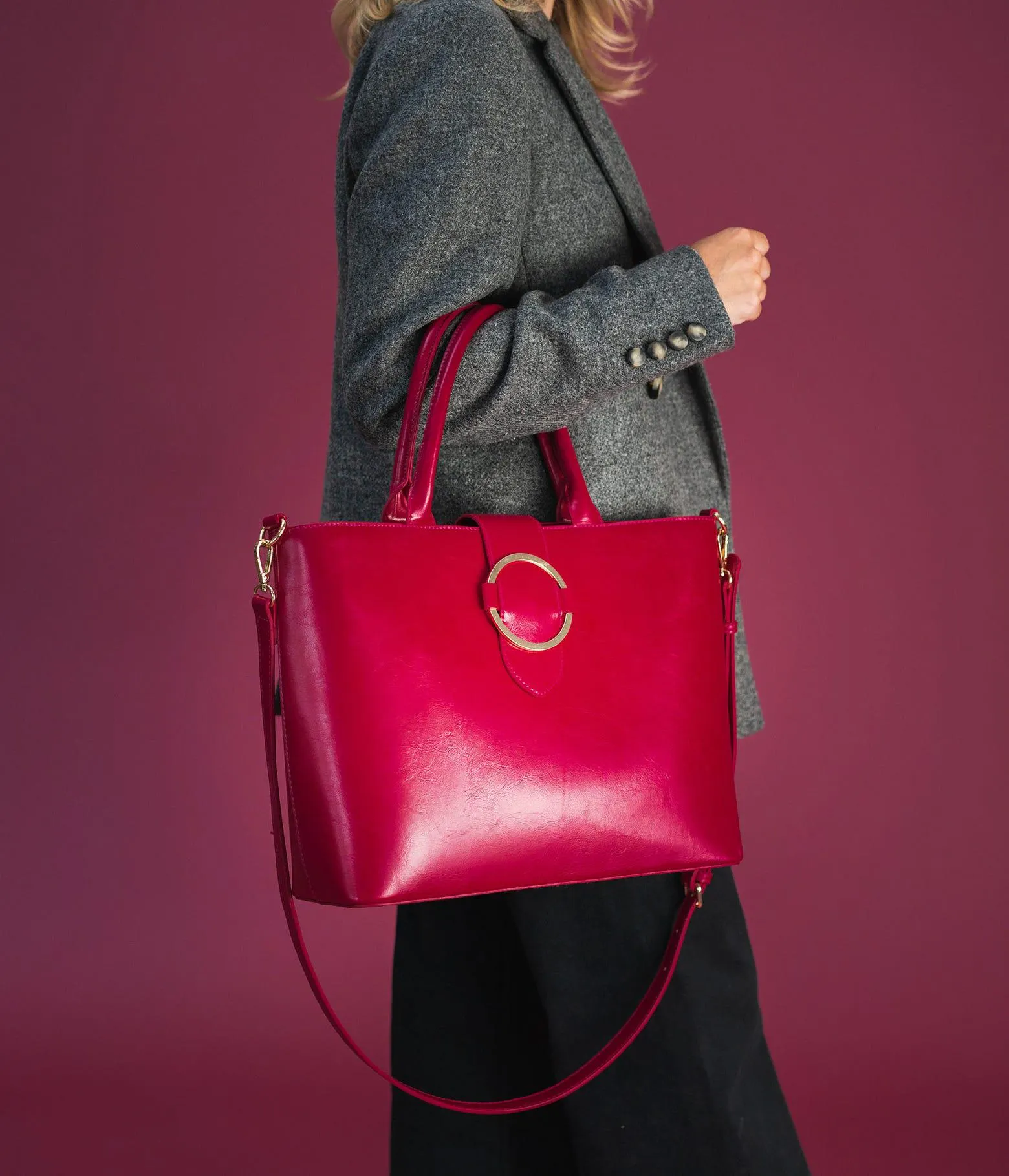 SAC CABAS FUSHIA