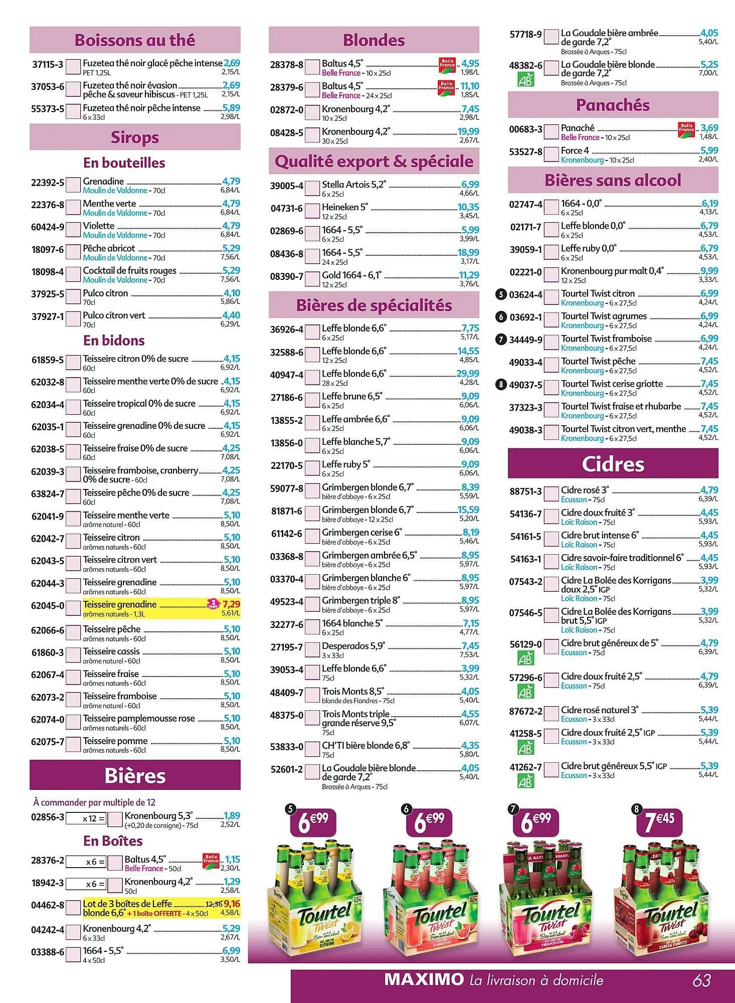 Catalogue Maximo du 5 août au 28 août 2025 - Catalogue page 63