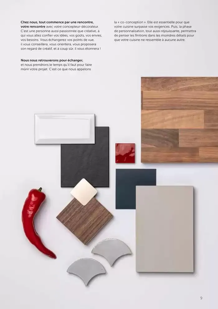 VOUS NE TROUVEREZ PAS VOTRE CUISINE DANS CE CATALOGUE du 16 janvier au 30 avril 2025 - Catalogue page 9