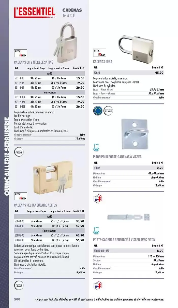 Essentiel Industrie 2025 du 3 janvier au 31 décembre 2025 - Catalogue page 590