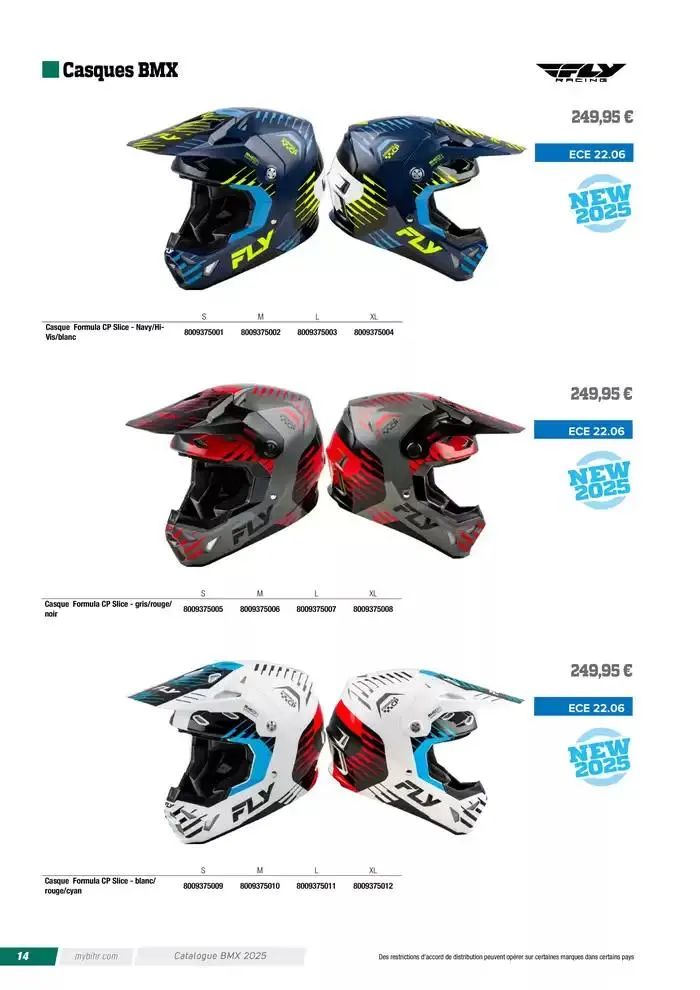 FLY RACING BMX 2025 du 12 avril au 31 décembre 2025 - Catalogue page 14