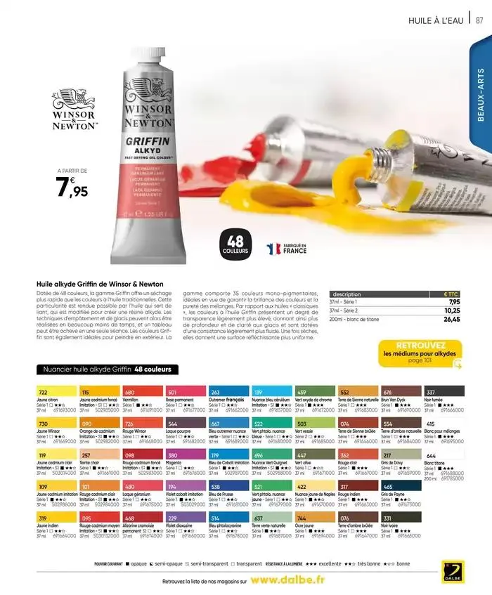 CATALOGUE DALBE 2025 du 27 janvier au 31 décembre 2025 - Catalogue page 89