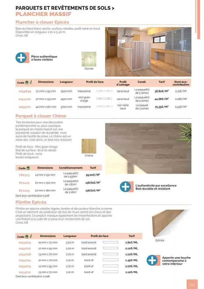 BOIS PANNEAUX 2025 2026 du 30 avril au 31 décembre 2026 - Catalogue page 155