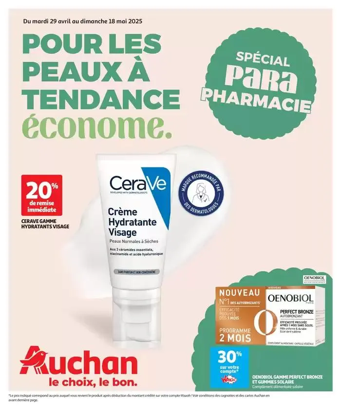 Pour les peaux à tendance économe du 29 avril au 18 mai 2025 - Catalogue page 1
