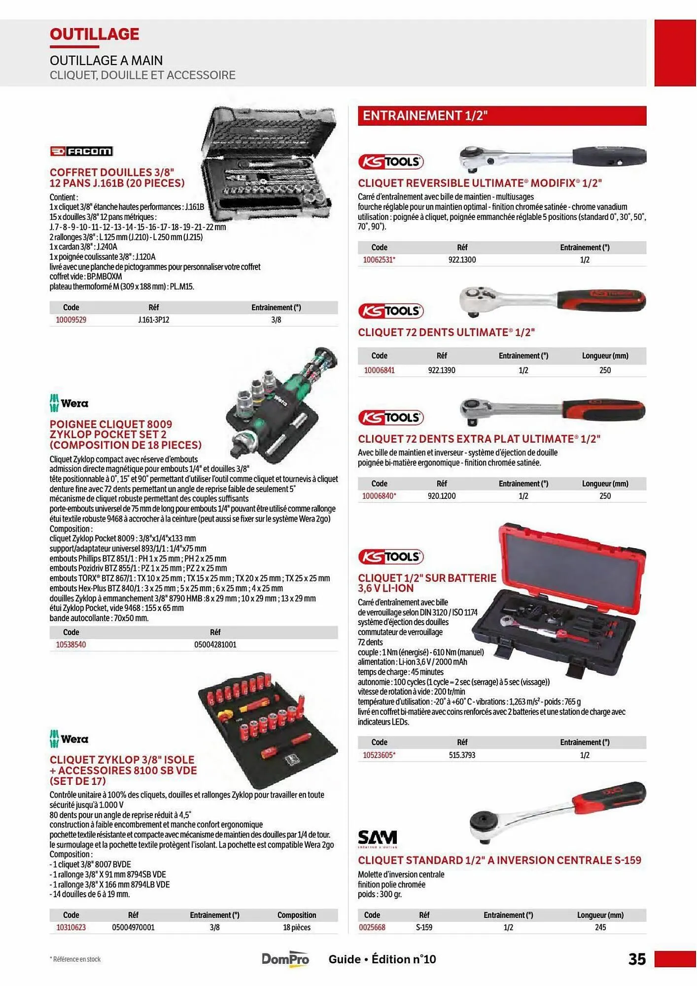 Catalogue DomPro du 5 mai au 30 août 2025 - Catalogue page 35