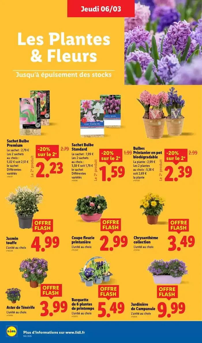 Les bonnes affaires sont chez Lidl ! Découvrez une sélection de produits à petits prix du 6 mars au 12 mars 2025 - Catalogue page 28