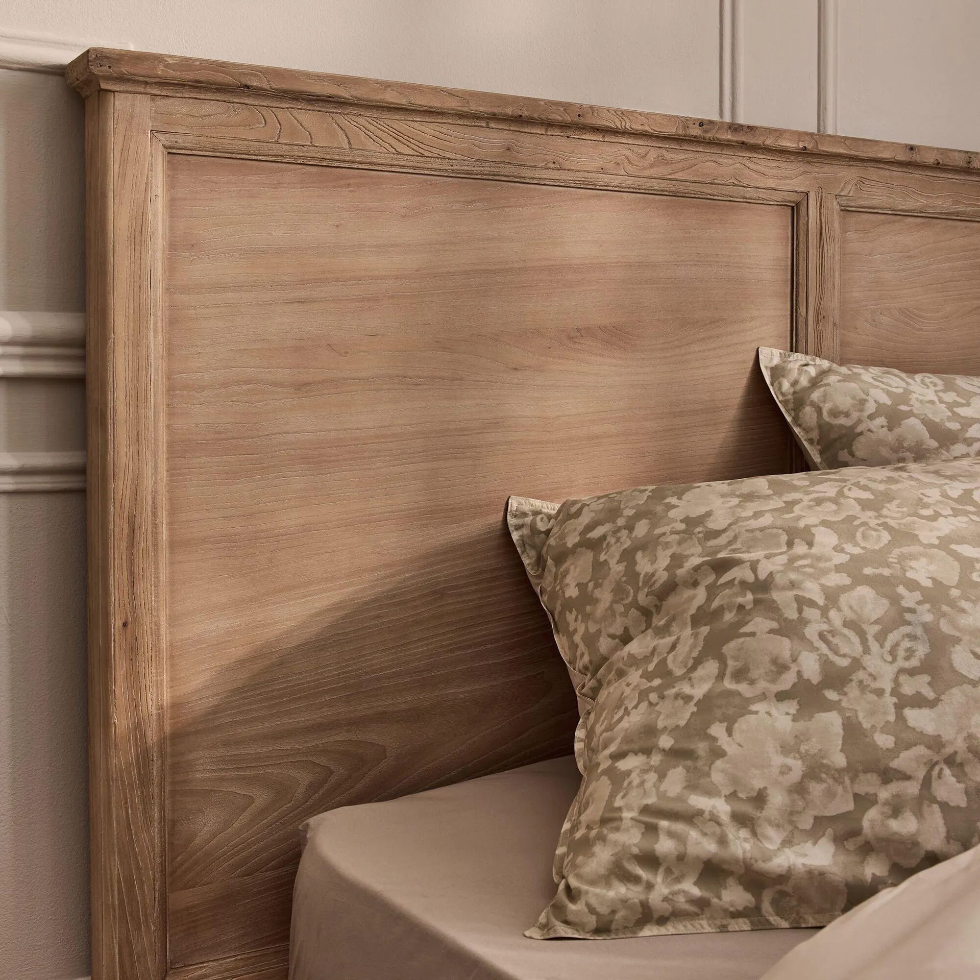 Tête de lit en bois d'orme L174cm - bois clair