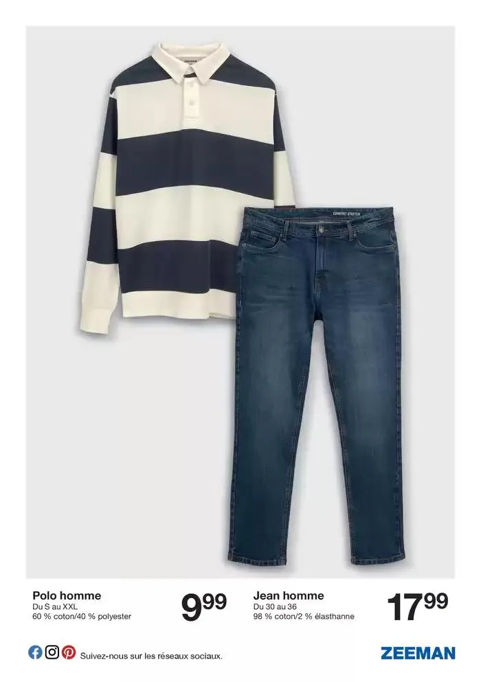 Cette semaine : du denim pour toute la famille. du 24 février au 28 février 2025 - Catalogue page 10