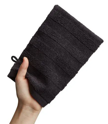 Waschhandschuh TORSBY 14x20 schwarz