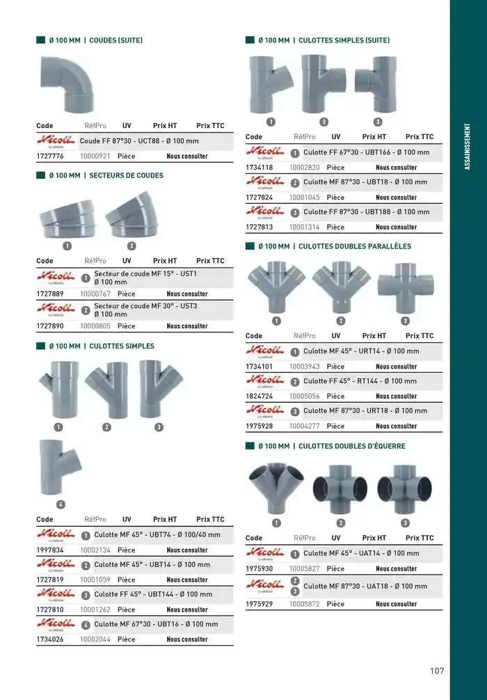Matériaux 2025 du 1 janvier au 31 décembre 2025 - Catalogue page 107