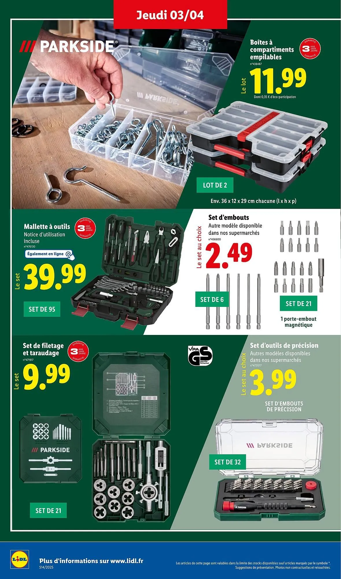 Catalogue Lidl du 3 avril au 9 avril 2025 - Catalogue page 32