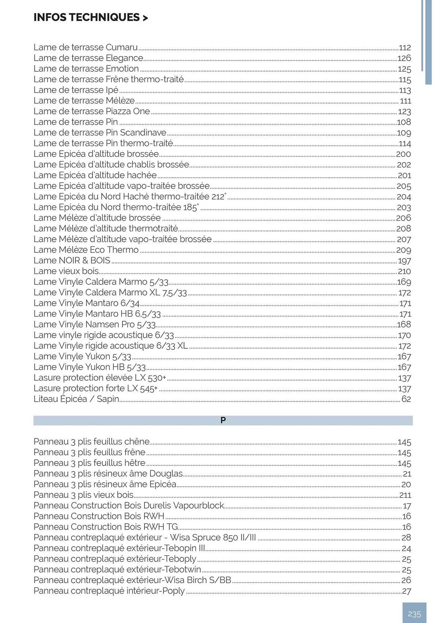 Catalogue Samse du 30 avril au 31 décembre 2026 - Catalogue page 235