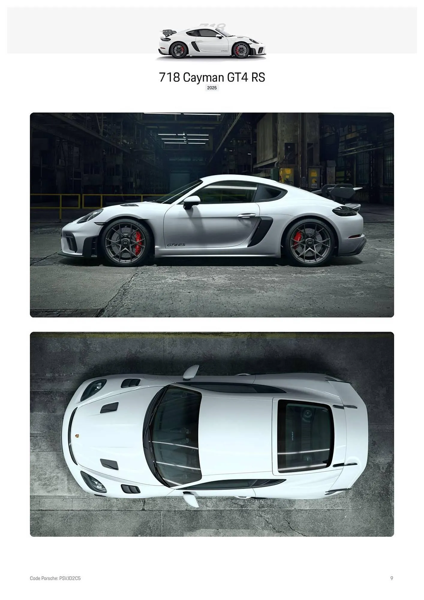 Catalogue Porsche du 4 juin au 31 janvier 2026 - Catalogue page 9