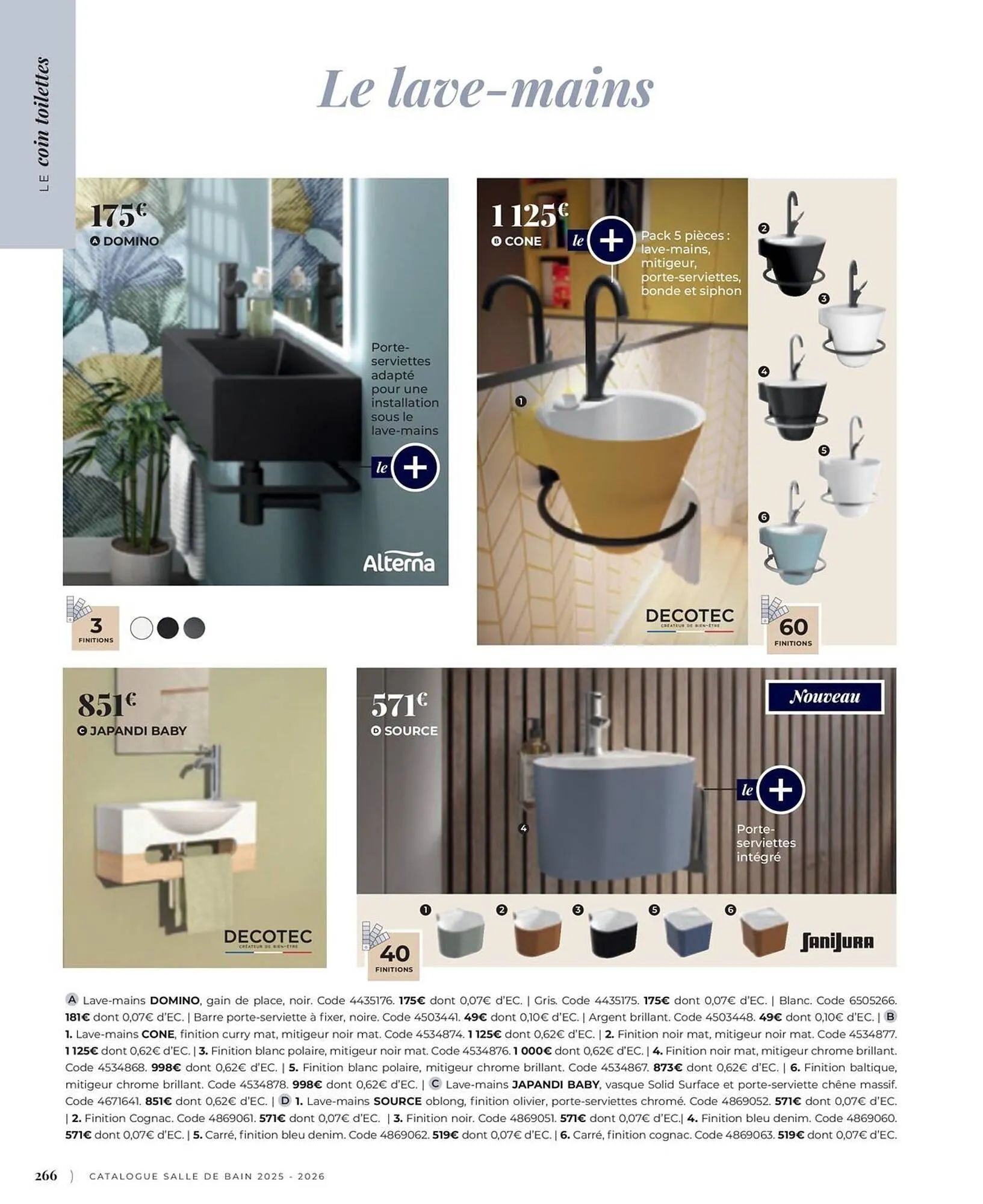 Catalogue Cedeo du 3 juin au 31 décembre 2025 - Catalogue page 266