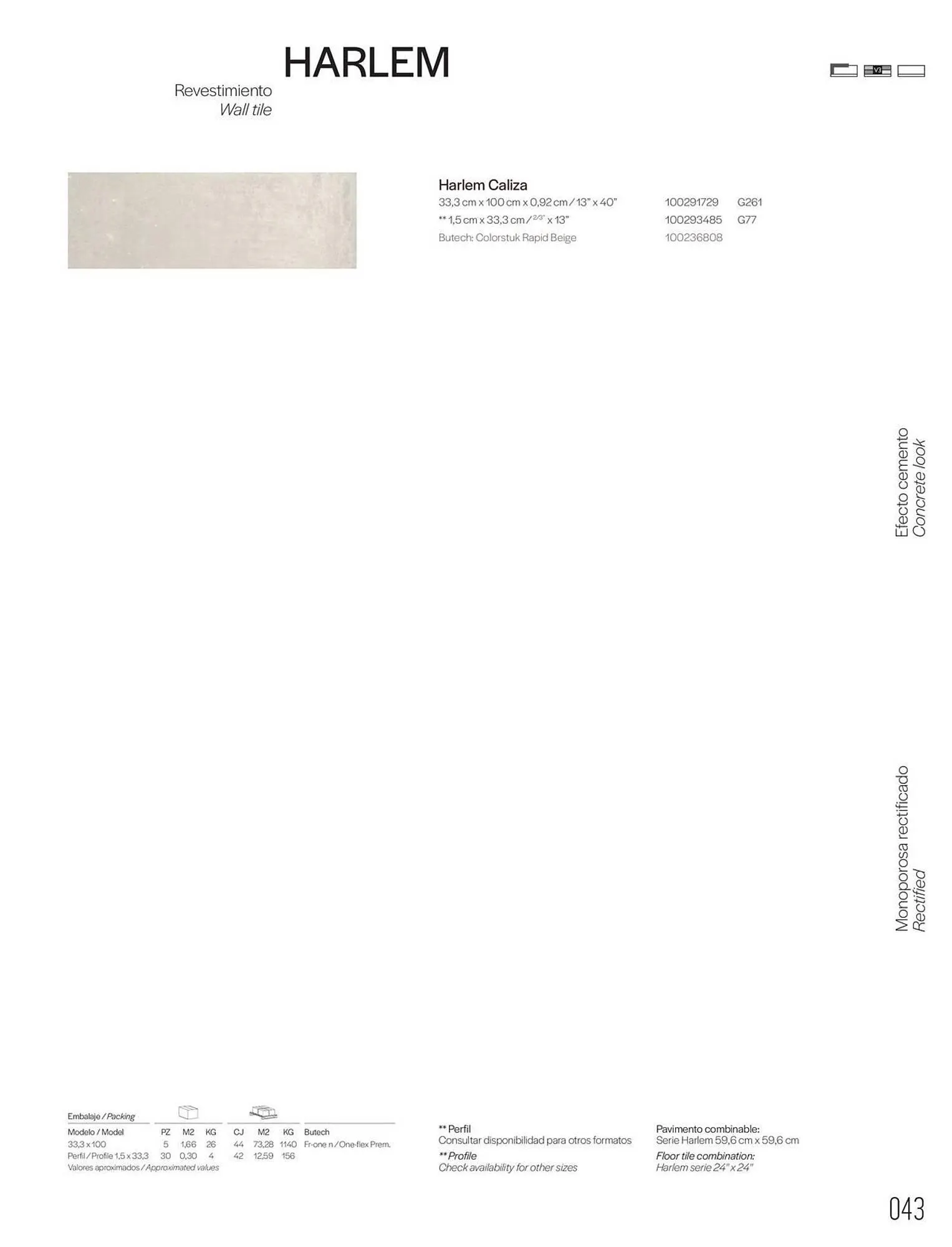 Catalogue Porcelanosa du 27 janvier au 31 décembre 2025 - Catalogue page 45