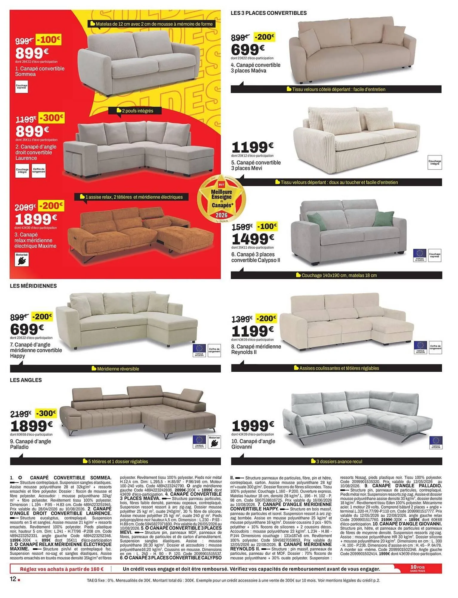 Catalogue BUT du 24 juin au 27 juillet 2026 - Catalogue page 12