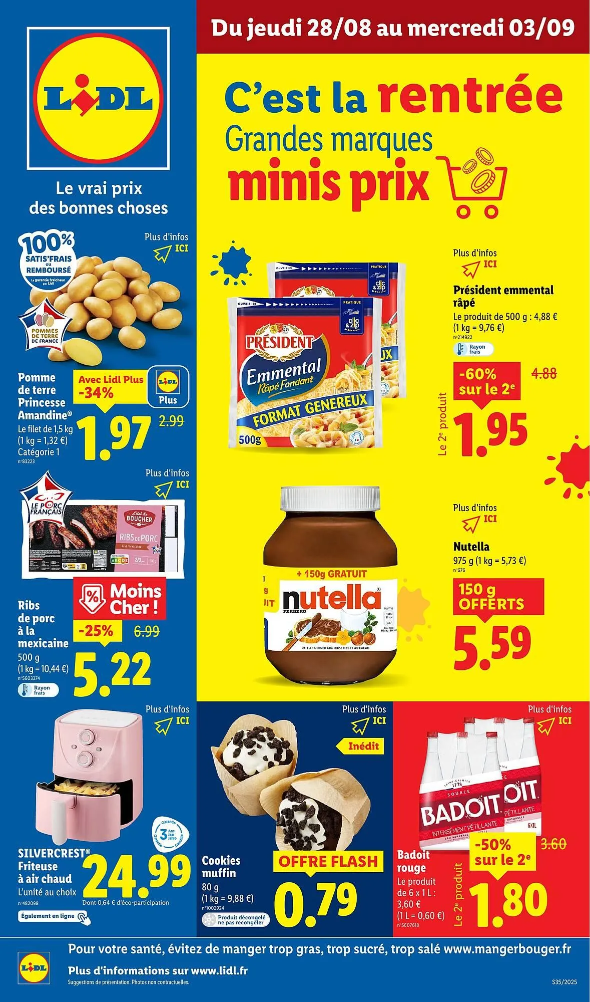 Catalogue Lidl du 28 août au 3 septembre 2025 - Catalogue page 1