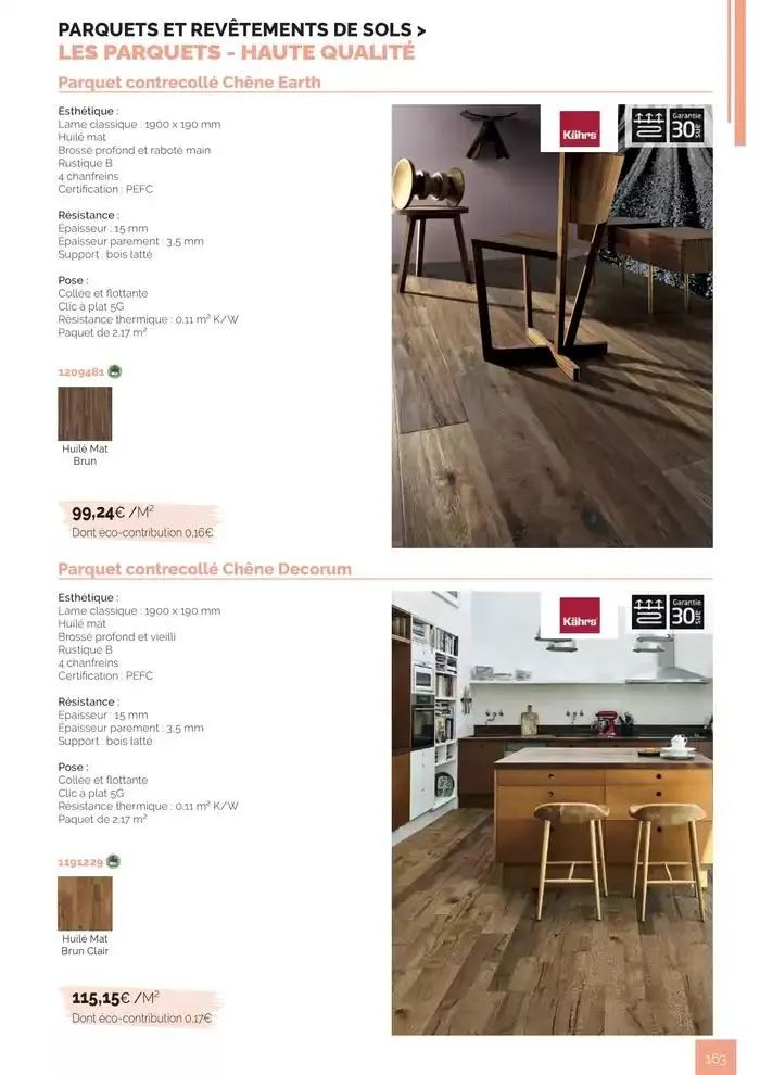 BOIS PANNEAUX 2025 2026 du 30 avril au 31 décembre 2026 - Catalogue page 163