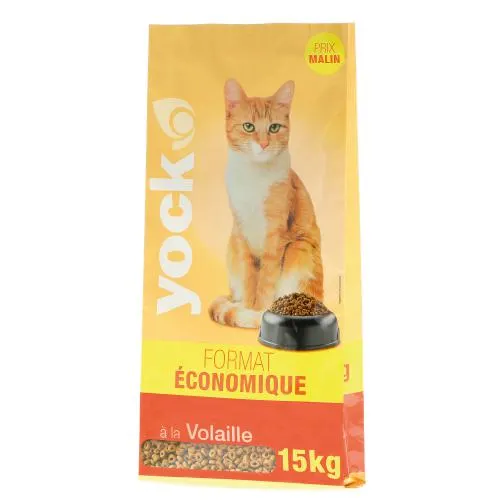 Croquettes chat adulte complètes à la volaille