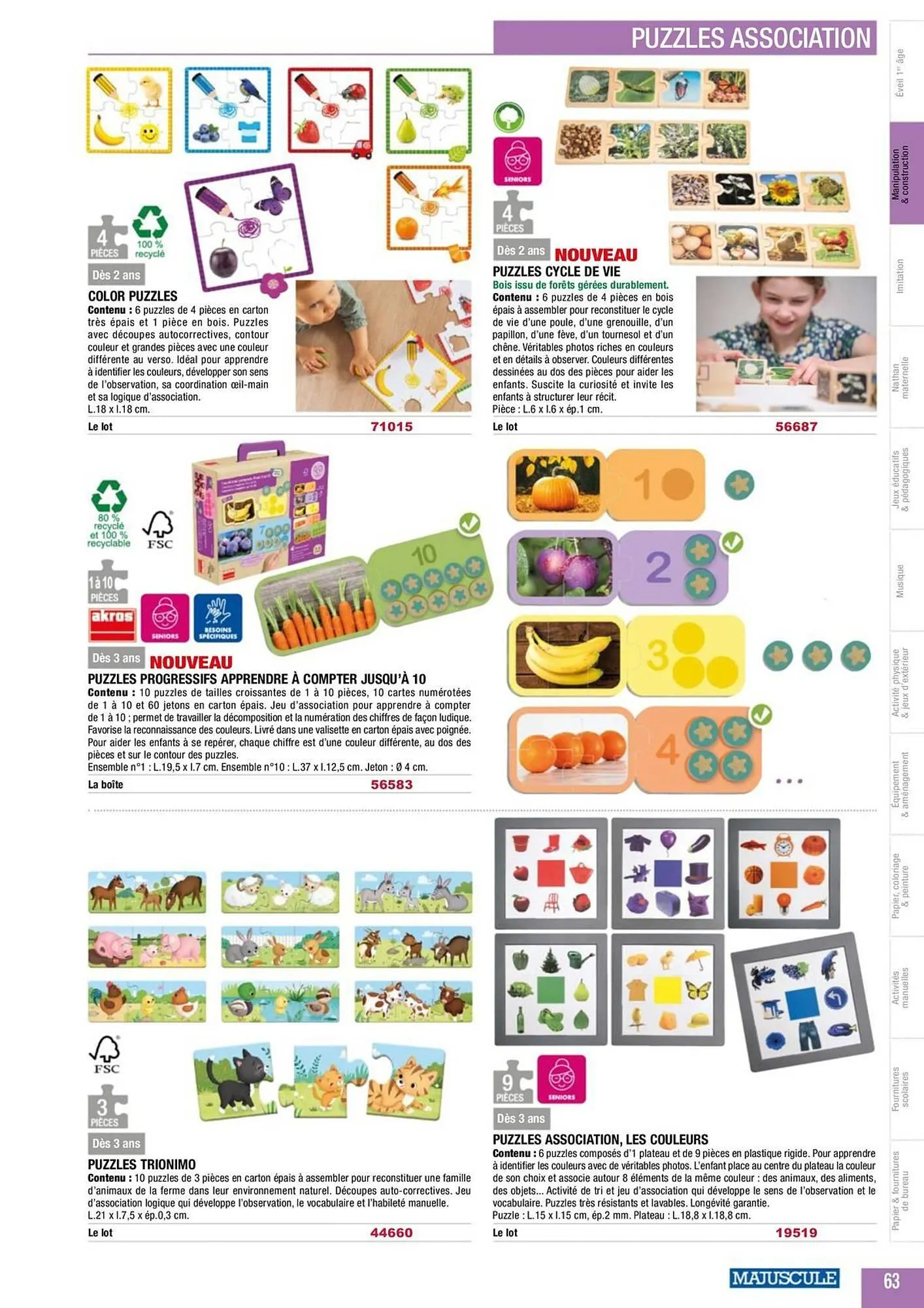 Catalogue Majuscule du 5 mars au 31 décembre 2025 - Catalogue page 87