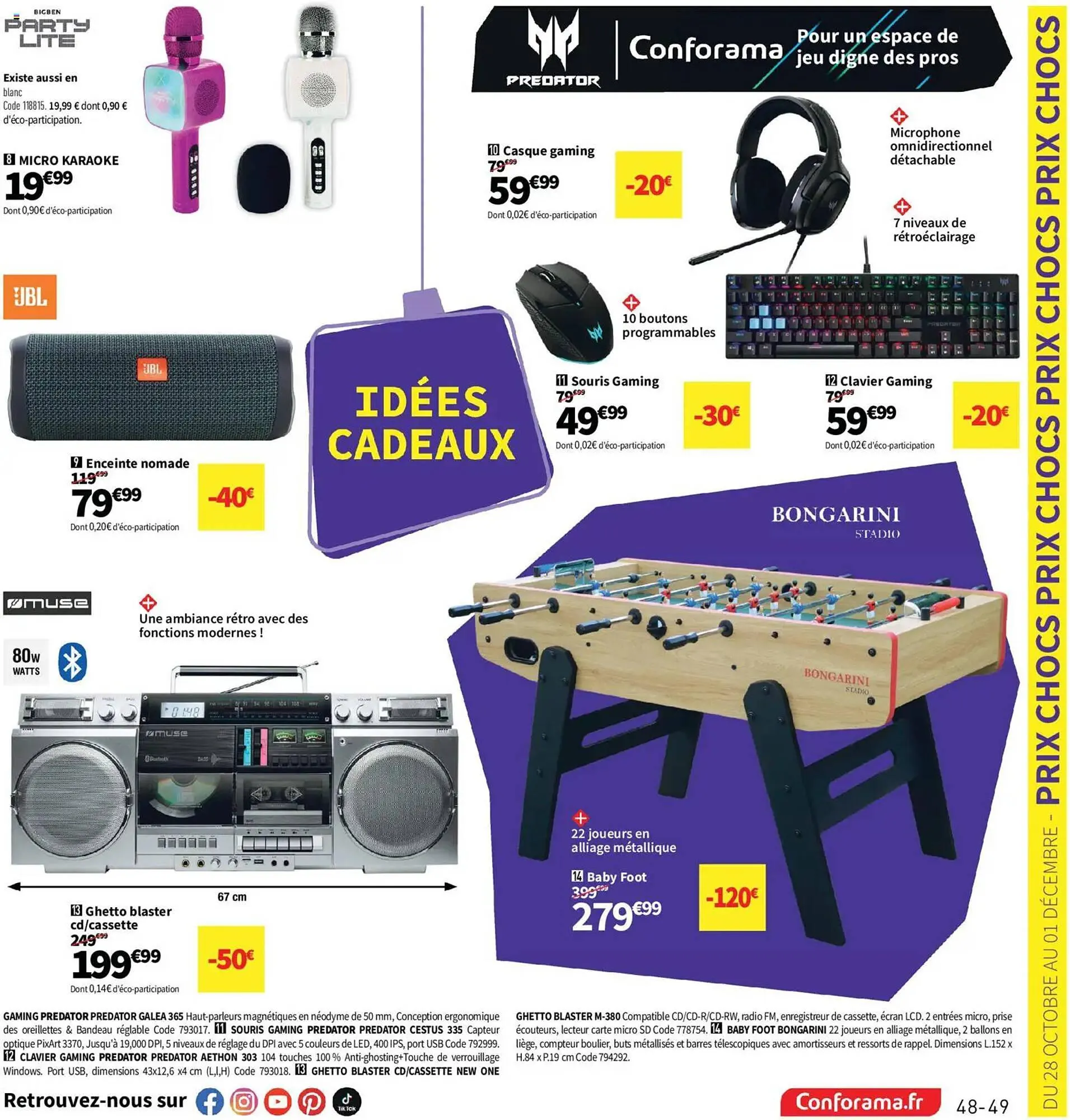 Catalogue Conforama du 28 octobre au 25 décembre 2025 - Catalogue page 49