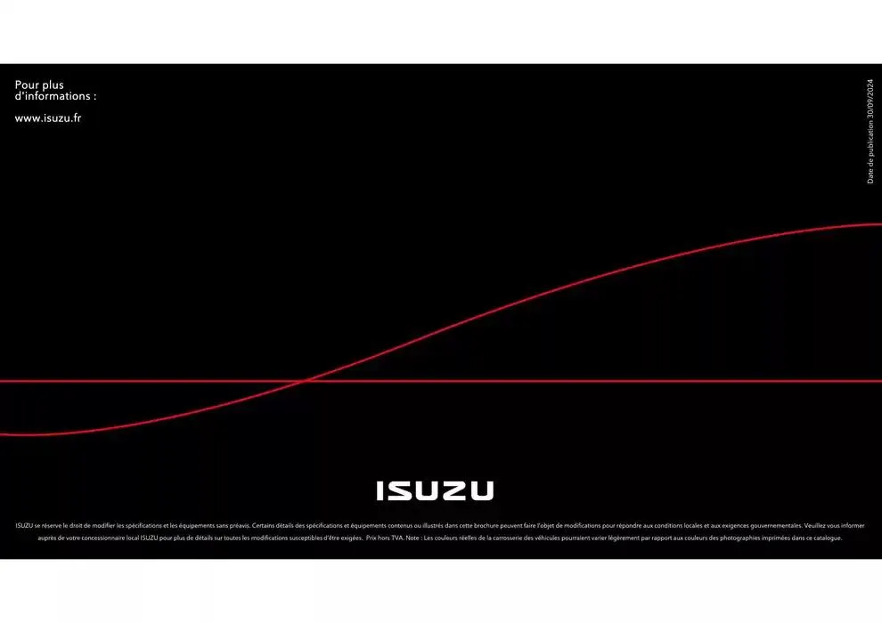 ISUZU SPACE N60B Accessoires du 15 octobre au 15 octobre 2025 - Catalogue page 83