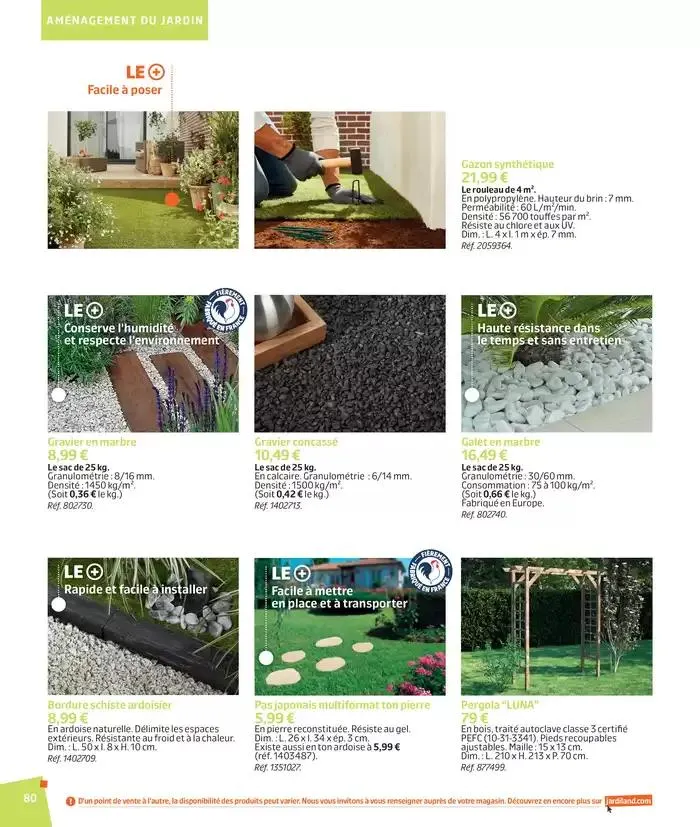 BARBEUC, SIESTE, PÉTANQUE PLACE À LA DÉTENTE du 27 février au 23 juin 2025 - Catalogue page 79